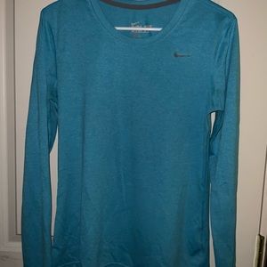 NIKE blue long sleeve